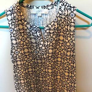 Ann Taylor Loft Sleeveless Shirt
